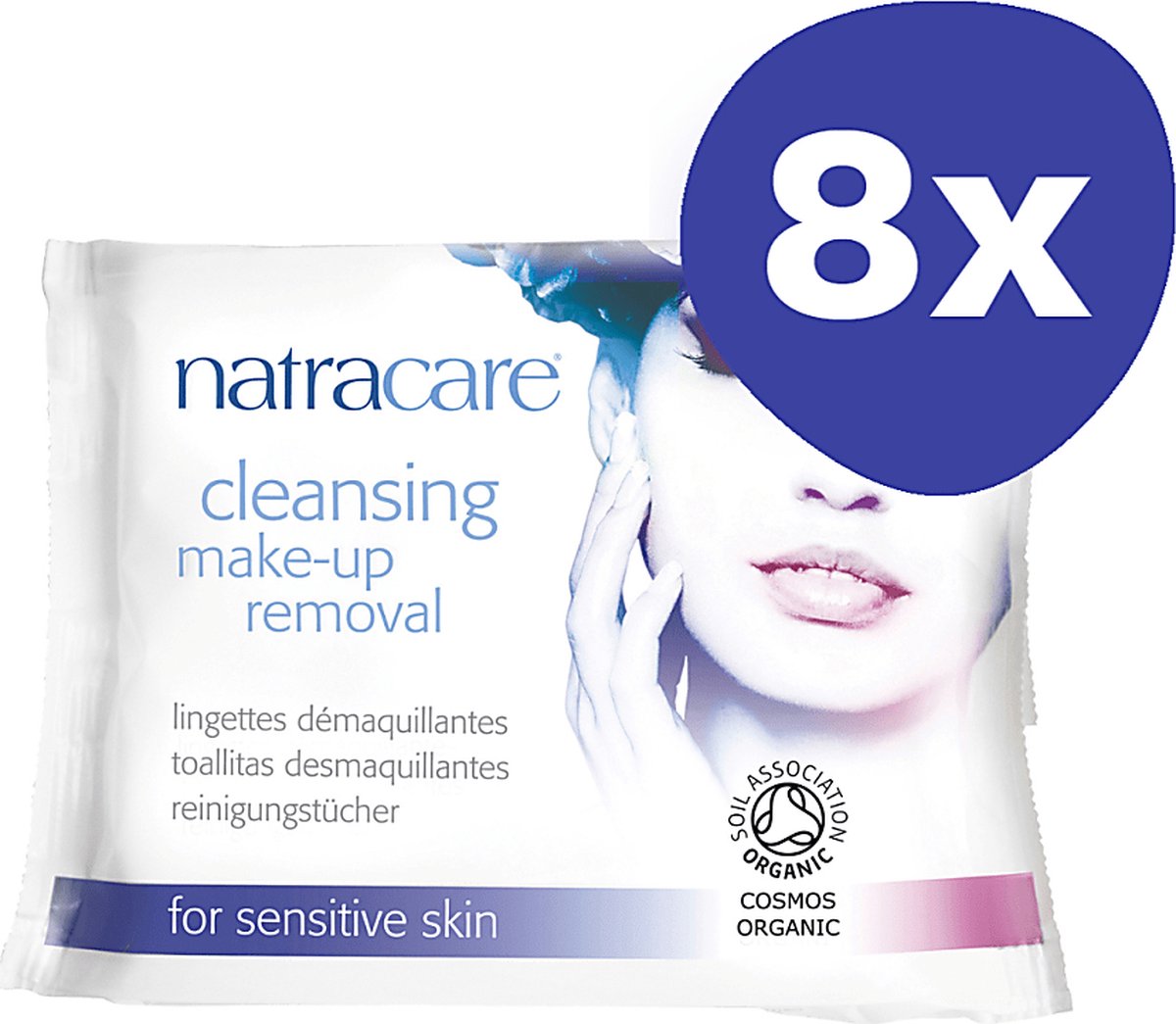 Goedkoopste Natracare biologische make-up reinigingsdoekjes (8 stuks