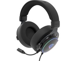 GENESIS - NEON 764 -HEADSET - MET MICROFOON - RGB VERLICHTING - ZWART - USB