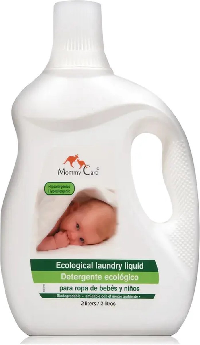 Goedkoopste Mommy Care - Natuurlijk wasmiddel - Ecologisch wasmiddel - 2000ml - Aanbevolen voor kinder- en babykleding - Hypoallergeen