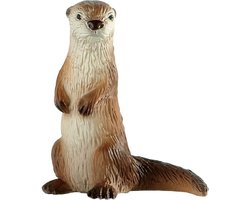 Bullyland 64462 – Speelfiguur en verzamelfiguur Otter – ca. 8 cm – levensecht en detailrijk vormgegeven – ideaal als educatief speelfiguur en klein cadeautje voor kinderen vanaf 3 jaar.