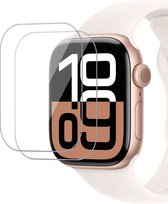 2x Geschikt voor Apple Watch Series 10 46mm Screenprotector - Beschermglas Folie Apple Watch Series 10 46mm