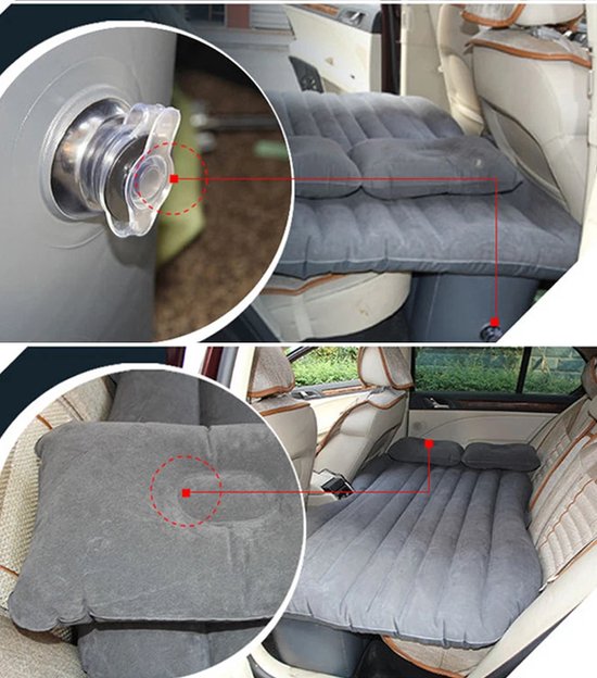 Eszenzics™ Comfort Autoluchtbed - Solide bed - Inclusief luchtpomp en reparatiekit - Universeel gebruik - Auto - SUV - Kamperen - 140x88cm van Eszenzics™ — afbeelding 5