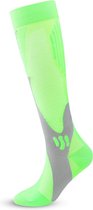 EITIKA - Bas de compression femme S/M - taille 36/39 - Vert - Magnifiques bas pour l'équitation - la course à pied - le cyclisme etc. pieds chauds et bonne circulation sanguine
