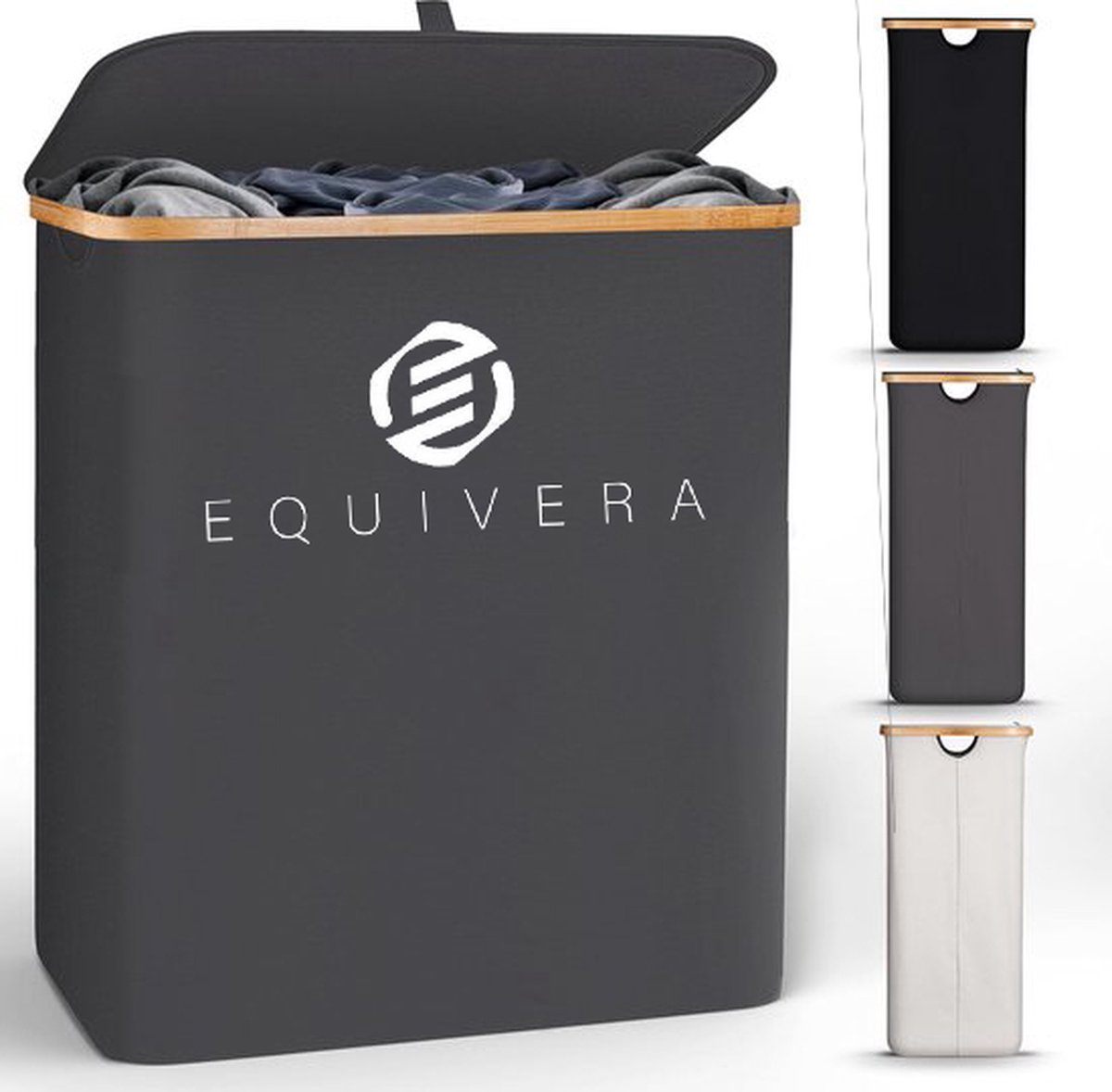 Goedkoopste Equivera Panier à Linge - Wasmand - Was Organizer - Was Sorteerder - Was Mand