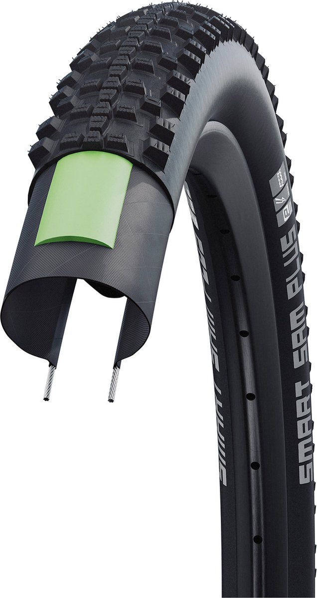 Schwalbe Smart Samoa K-guard 20´´ X 1.85 Stevige Urbanband Zilver 20´´ x 1.85 van Schwalbe — afbeelding 5