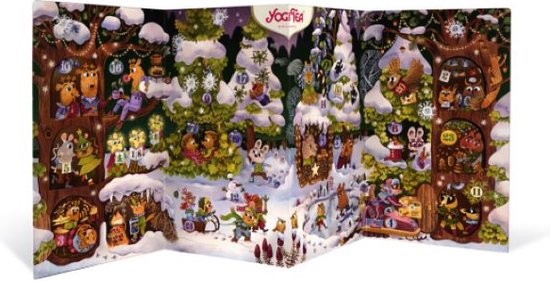 Foto: Advent kalender met 24 theezakjes van yogi tea