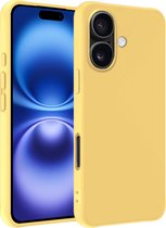 Coque adaptée pour iPhone 16, coque en Siliconen – Coque adaptée pour iPhone 16, coque – Jaune