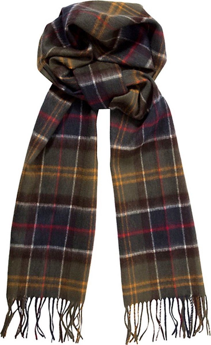 Barbour Lambswool and Cashmere Tartan Scarf usc0002tn11 classic