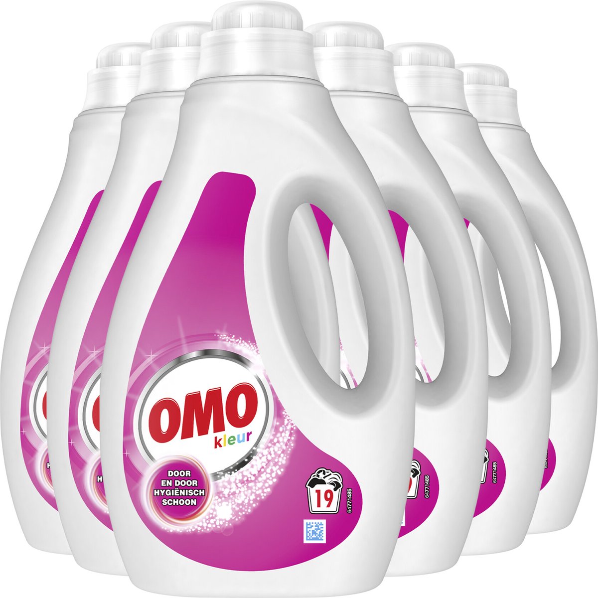 Omo彩色液体洗衣液6瓶装 5