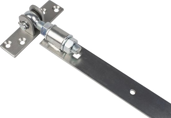 Verstelbare duimheng van verzinkt staal met een brede, platte band die aan het uiteinde puntig toeloopt.
