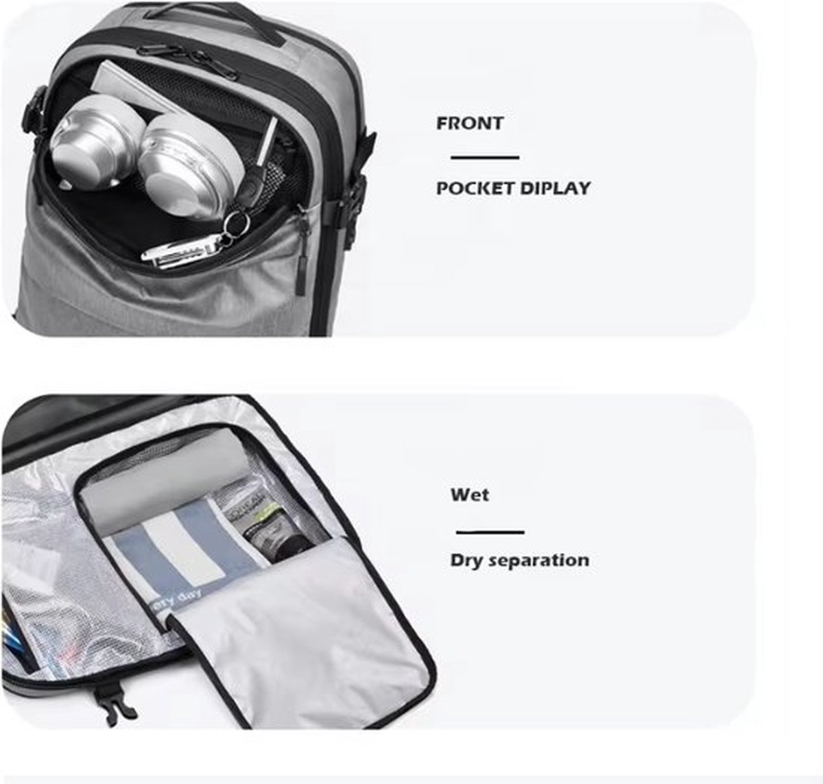 2x Draadloze Vacuümzakken met Pomp voor Kleding - Ruimtebesparend & Waterdicht (IP67