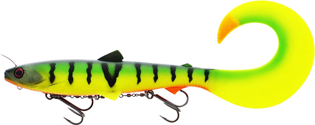 Westin Bullteez Curltail R2F Inline Sinking Tiger Perch (33cm)