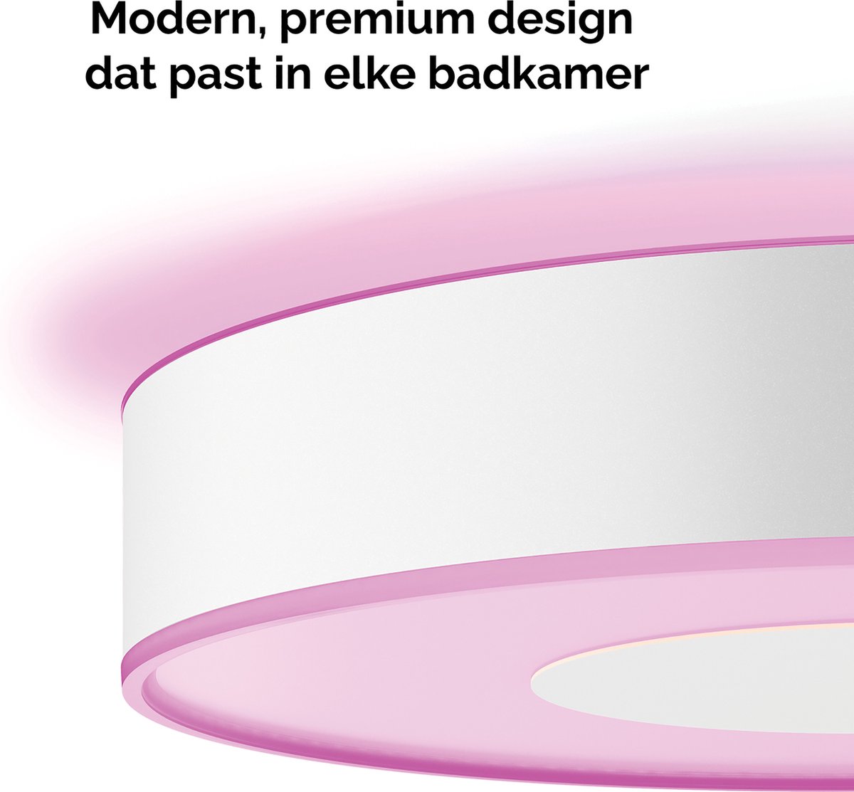 Philips Hue Xamento badkamerplafondlamp - wit en gekleurd licht - wit - 42cm — afbeelding 3