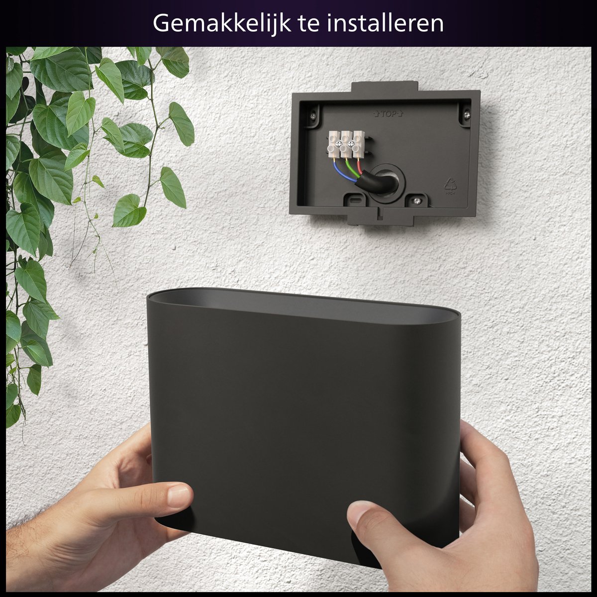 Philips Hue Dymera muurlamp - wit en gekleurd licht - zwart — afbeelding 6