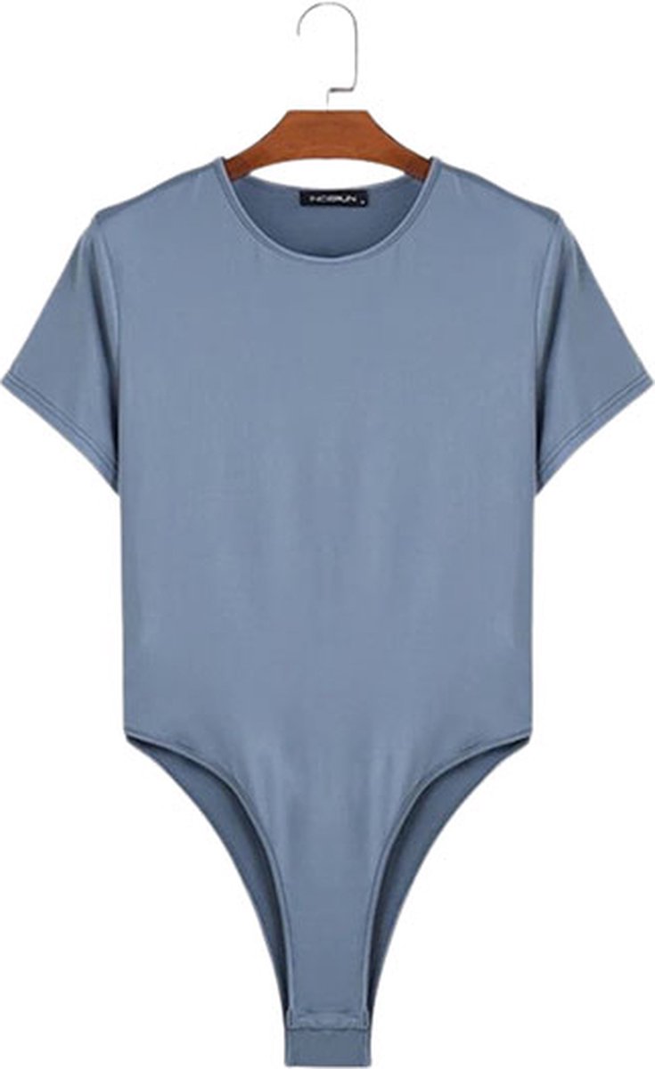Goedkoopste Gioiello Notturno Bodysuit - Heren - Herenlingerie - Lingerie - Blauw - Shirt