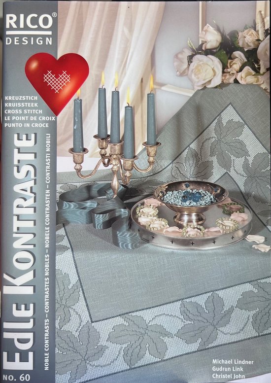 Borduurboek - Rico design - Nobele Contrasten - nummer 60