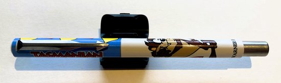 Foto: Parker vulpen parker vector special edition looney tunes tasmanian devil blauw en wit fijn