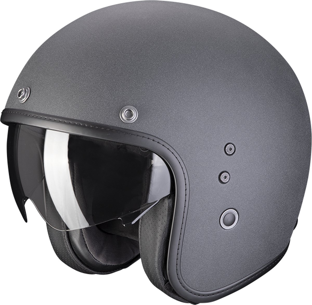 Scorpion Belfast Evo Graphite Dark Grey S - Maat S - Helm