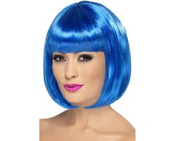 Smiffys - Partyrama Pruik - Blauw