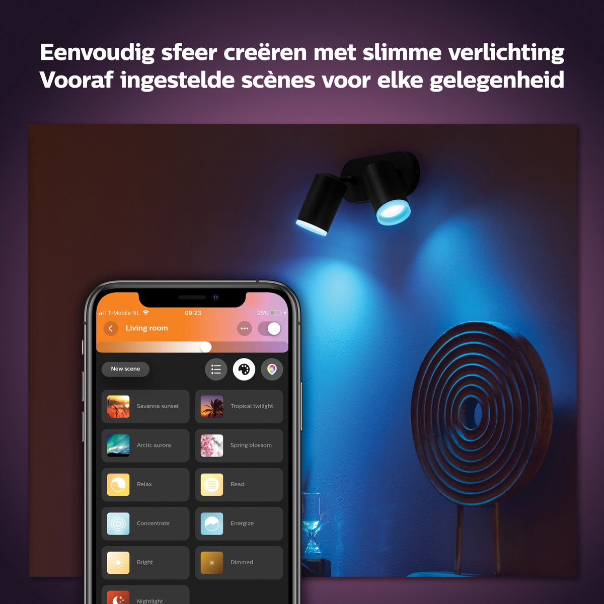 Philips Hue Fugato opbouwspot - wit en gekleurd licht - 2-spots - zwart — afbeelding 6