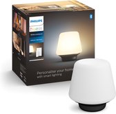 Bol.com Philips Hue Wellness Tafellamp - White Ambiance - E27 - Zwart - 85W - Bluetooth - incl. Dimmer Switch aanbieding