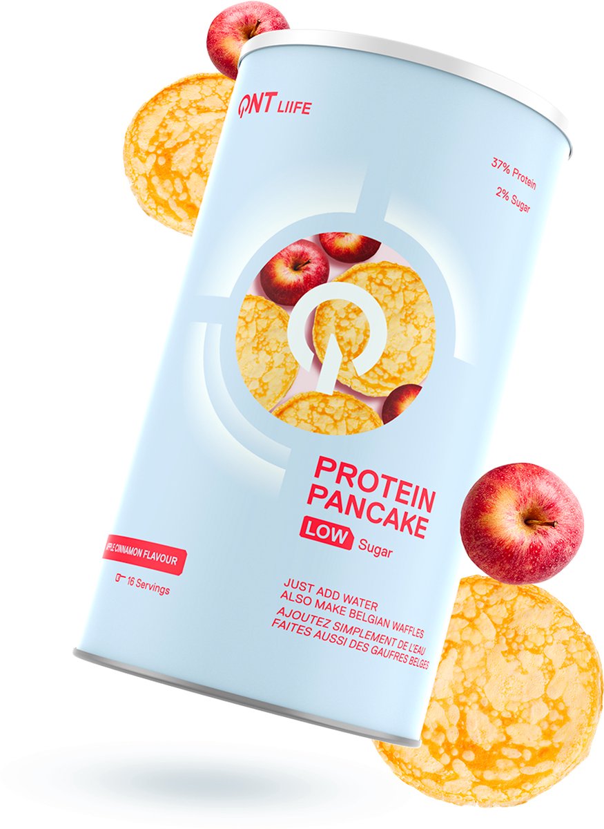 Goedkoopste QNT Protein Pancake Powder Appel-Cinnamon 500 gram