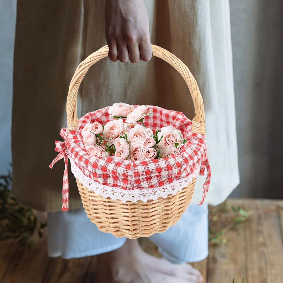 Jurk met bloemenpatroon voor dames in Blauw