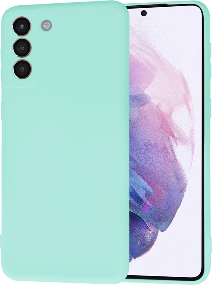 Techsuit Soft Flex Silicone Back Cover hoesje voor Samsung Galaxy S21 Plus - Sea Blue