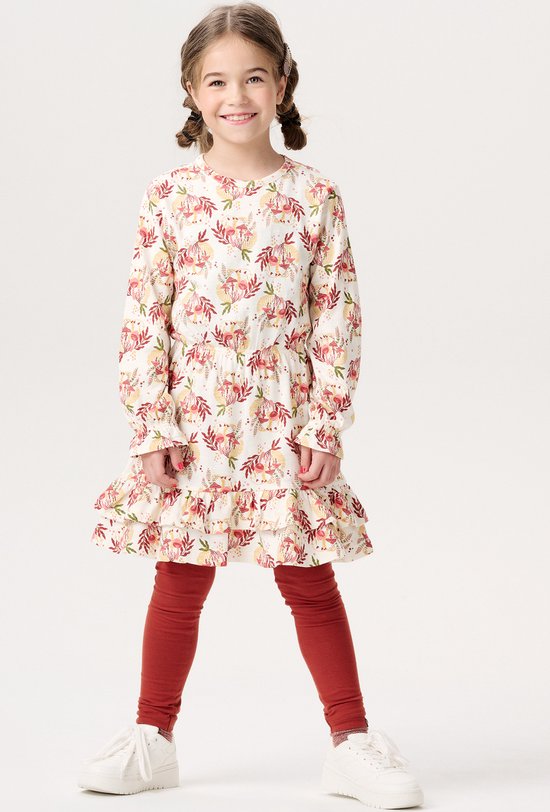 Noppies Dress Jordon manches longues imprimé intégral Robe Filles - Taille 134