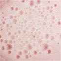 Close-up van roze, schuimende bubbels.