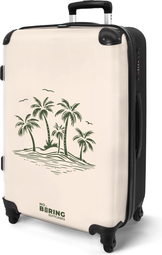 Foto: Brubaker reiskoffer miami uitbreidbare hardcase trolley koffer met cijferslot 4 wielen en comfortabele handgrepen abs koffer 43 x 665 x 285 cm hardschalige koffer l roze
