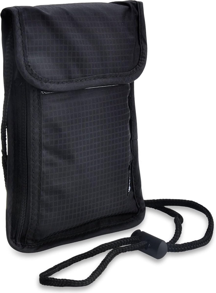 Lexium Nektasje - Nektasje heren - Paspoort tasje - Reisportemonnee - Nektas - Travel wallet - Moneybelt