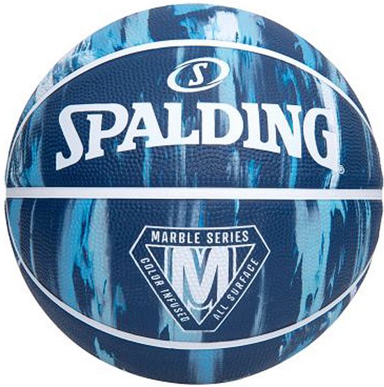 Spalding Marble basketbal navy maat 7