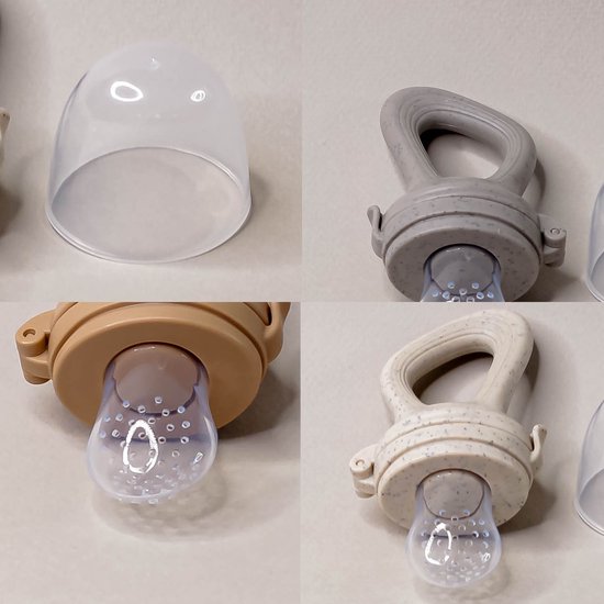 Bitey - 3 STUKS - Fruitspeen - Sabbelzakje - Babyvoeding - BPA vrij en 100% Siliconen - Babyspeen - Fruit Baby - Baby Speen van Bitey — afbeelding 5