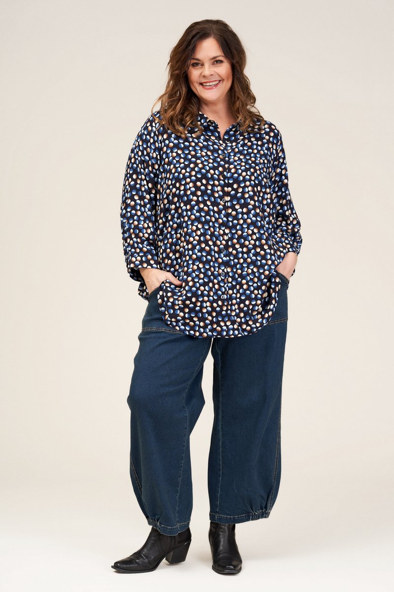 Gozzip barrel jeans broek