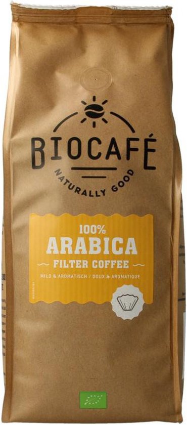 Biocafe Filterkoffie Arabica Bio - 500 gr