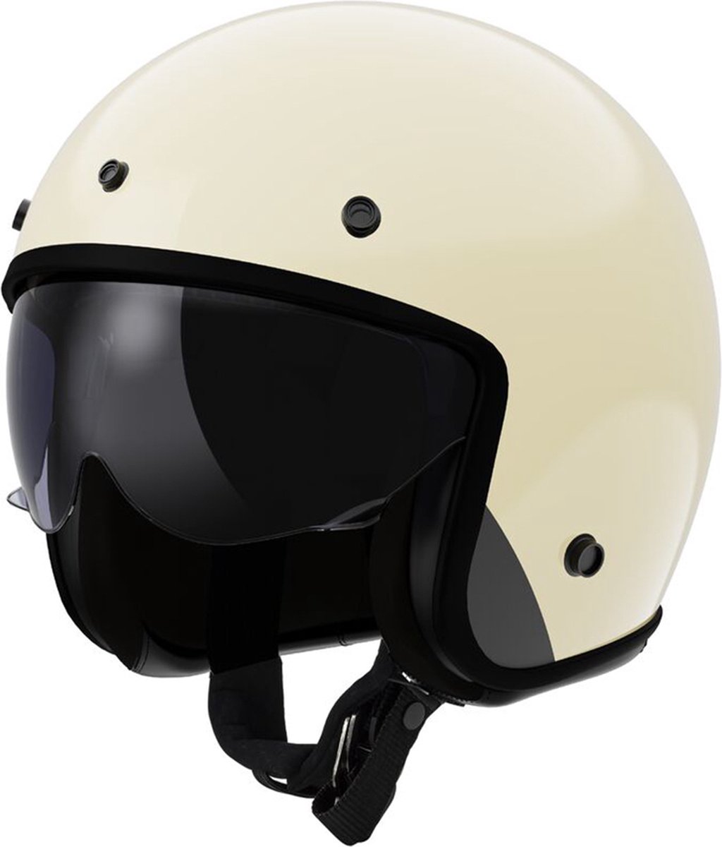 LS2 Helm Bob II Solid OF601 beige maat L