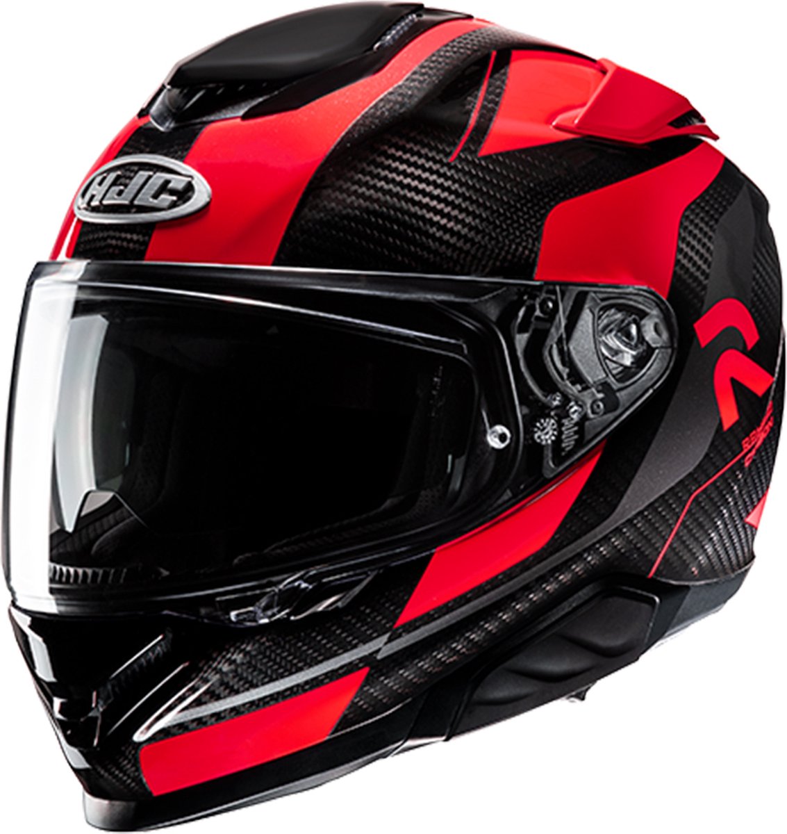 HJC Rpha 71 Carbon Hamil Black Red L - Maat L - Helm