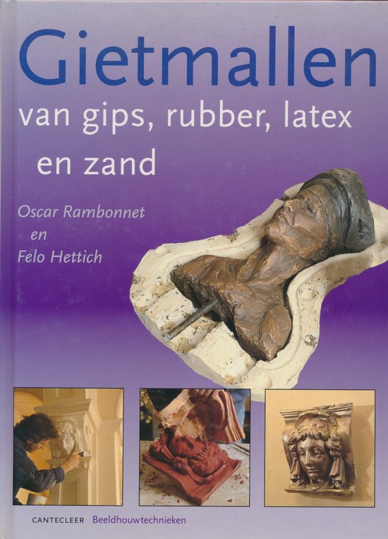 Gietmallen Van Gips Rubber Latex En Zand