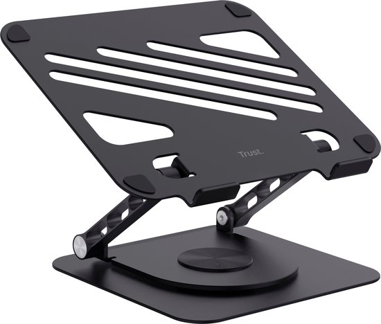 R2B R2B® Laptop Standaard Verstelbaar En Opvouwbaar - Model Den Bosch Zwart 10 Tm 17 Inch Verhoger Houder Laptoptafel