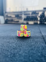 RXpursuit Lot de 3 Tape adhésives Happy Camo Premium pour levage de pouce, haltérophilie, crosstraining, dynamophilie, musculation. Tape de Sport athlétique
