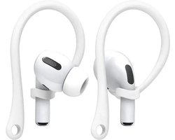 Earhooks Geschikt Voor Apple AirPods en Apple AirPods Pro 3 I Oorhaken I Veilige Pasvorm I Siliconen Eartips I Ergonomisch en Anti-Lost Ontwerp I Set van 2 I Wit