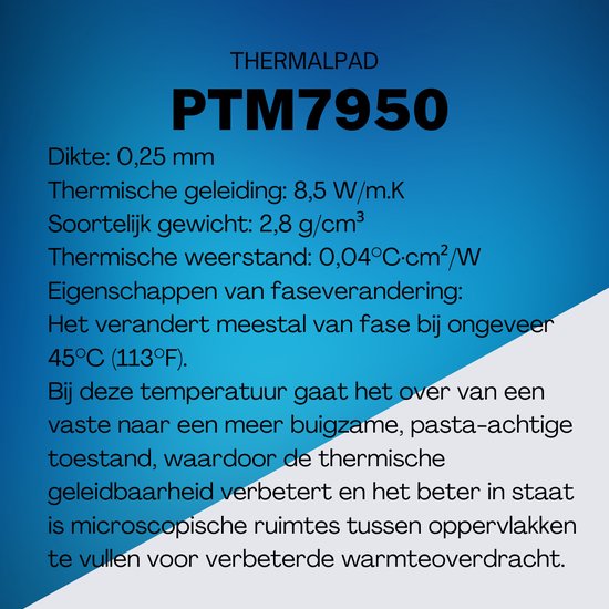 Miếng Dán Thermal Pad Honeywell PTM7950 làm mát CPU và GPU - Kem Tản Nhiệt PC Miếng Dán Thermal Pad Honeywell PTM7950 làm mát CPU và GPU - Kem Tản Nhiệt PC