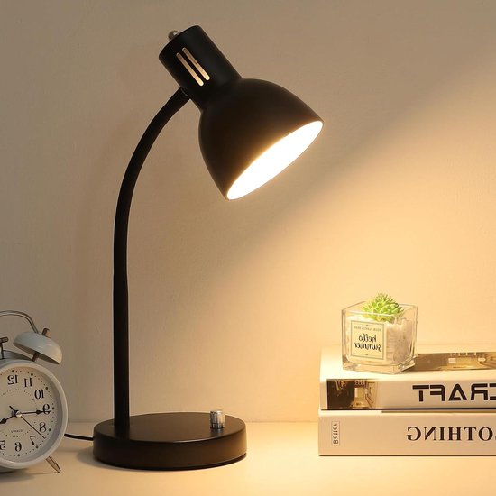 ERAY Oplaadbare bureaulamp met 3 kleurmodi/8 kleuren nachtlampje/penhouder, kinderen LED studie tafellamp voor thuiskantoor slaapzaal lezen studeren, oogverzorging, ideale geschenken, adapter