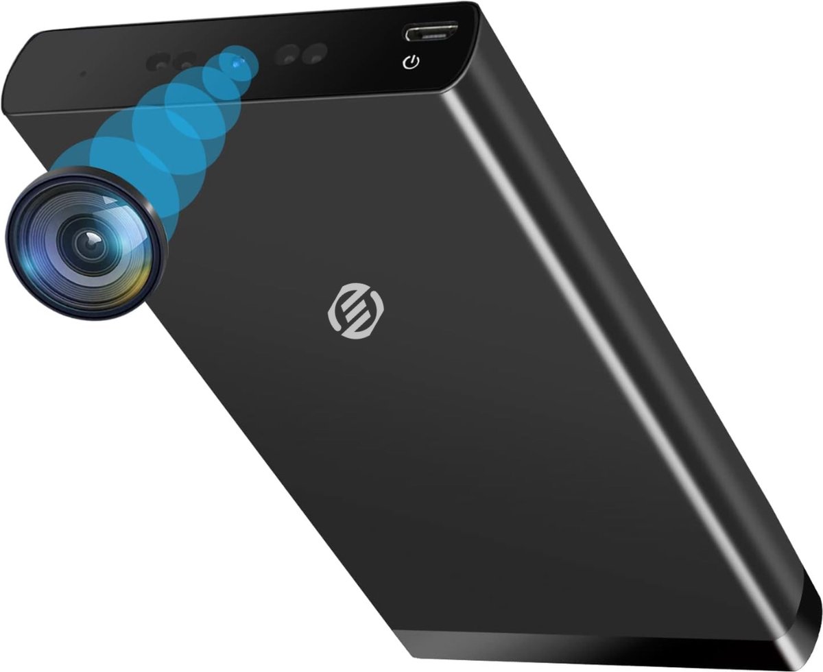Equivera Spy Camera - Spycam - Mini Bewakingscamera - Kleine Camera - Verborgen Camera - Spionage - Voor Thuis, Kantoor, Auto
