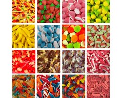 Mijn Snoepgoed - Gemixte Snoepjes - 2 Kilo - Tiktok Trend - Zoet & Zuur - Hard en Zacht - Schepsnoep - Snoepgoed - Snoep - Cadeautje - Geschenk - Voor Hem - Voor Haar