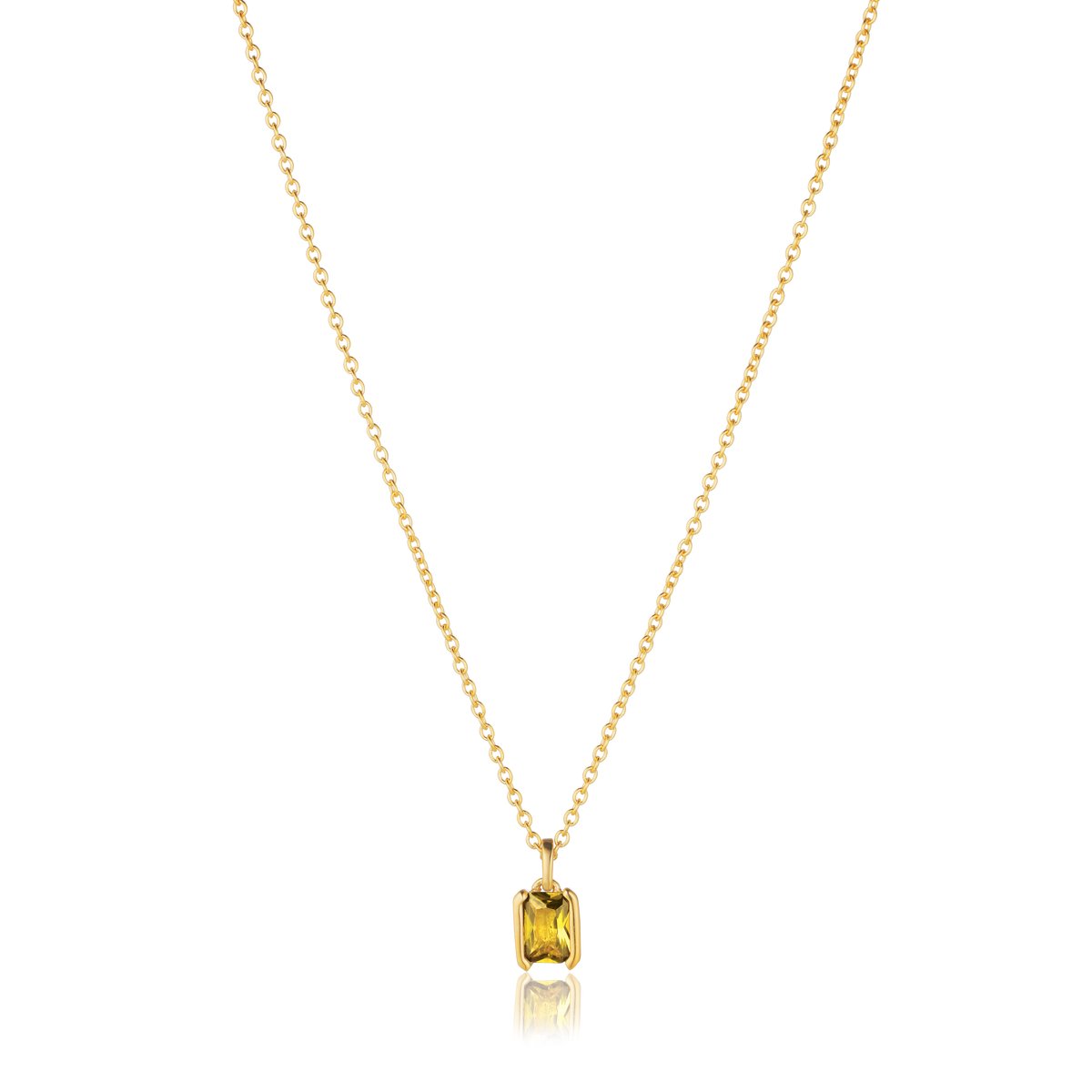 SIF JAKOBS JEWELLERY ROCCANOVA PICCOLO NECKLACE SJ-N42260-YELCZ-YG