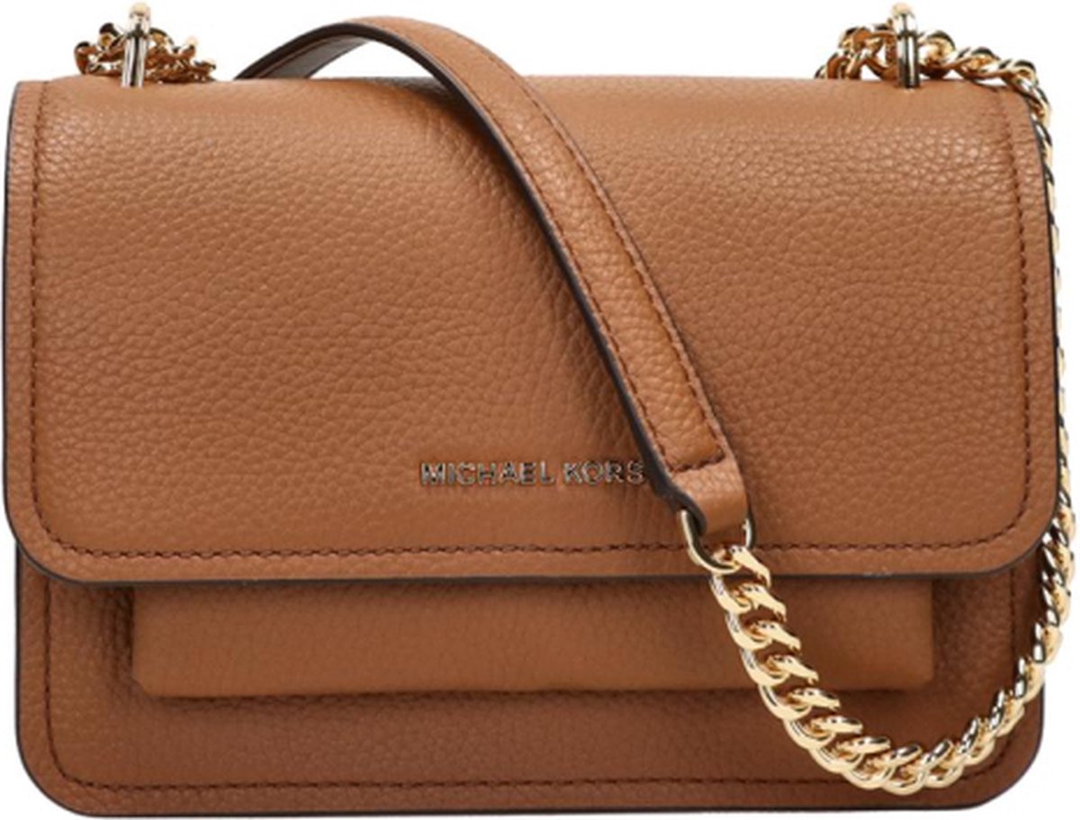 Michael Kors Kleine Schoudertas Dames - Leer - Claire - Cognac
