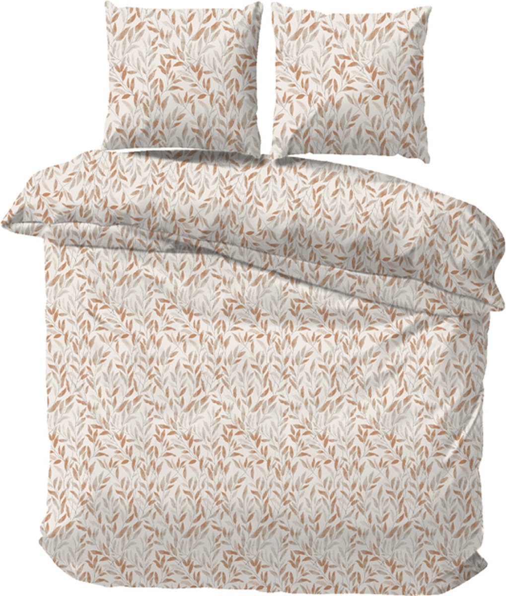 iSleep Dekbedovertrek Angelique - Litsjumeaux XL - 260x200/220 cm - Natural