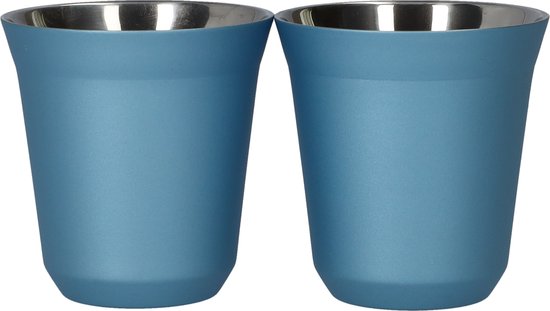 Stapelbare dubbelwandige rvs thermosbeker, 590 ml | Vanaf €5,35